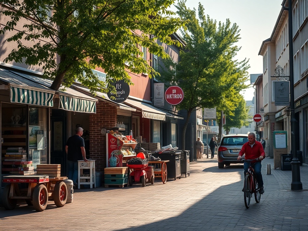 Grafika przedstawiająca symbol pracy i logo miasta Kalisz, nawiązująca do ofert pracy w Kaliszu.