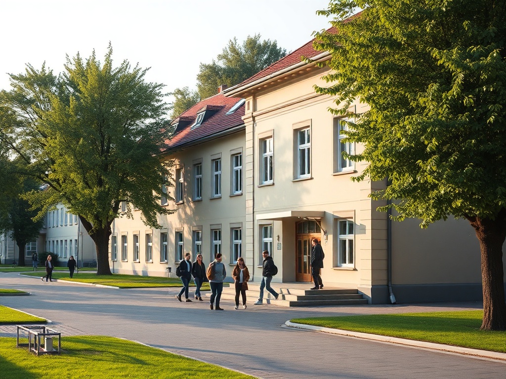 Symboliczna grafika przedstawiająca połączenie dzieci o różnych potrzebach w szkole, symbolizująca rozwój usług w edukacji włączającej w Kaliszu.